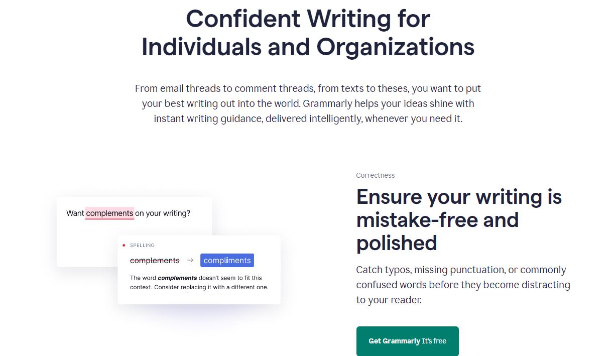 Grammarly screenshot