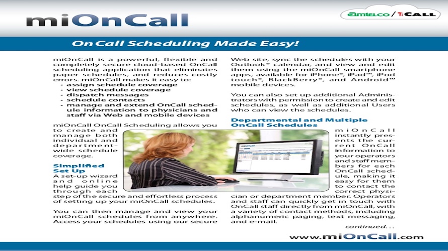 miOnCall screenshot
