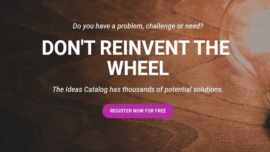 Idea catalog screenshot