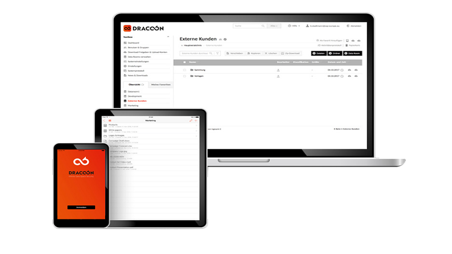 DRACOON screenshot