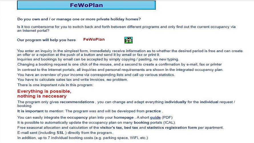 FeWoPlan