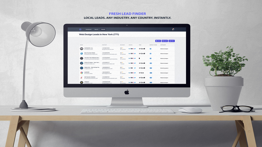 Fresh Lead Finder screenshot