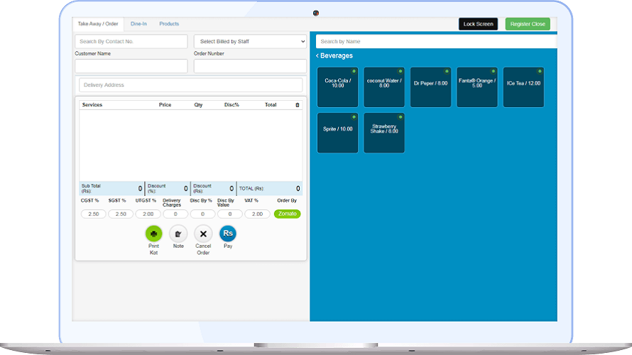 SparkResto screenshot