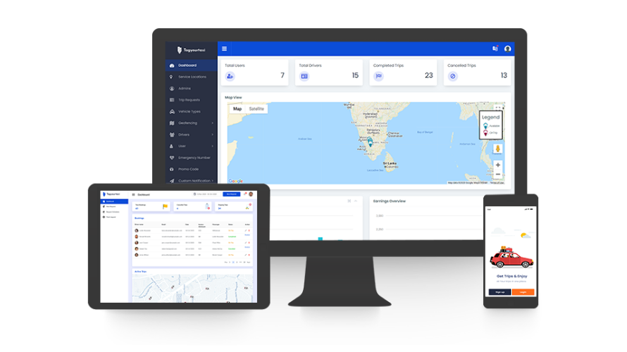 Tagyourtaxi screenshot