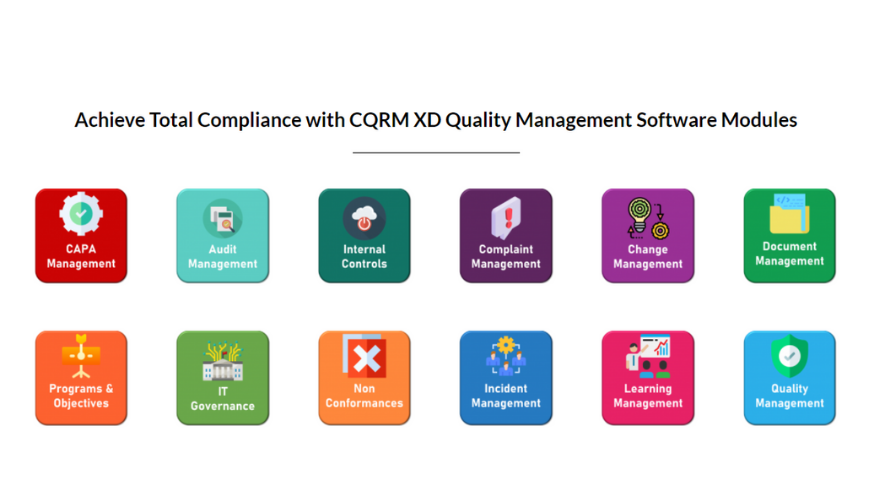 CQRM XD Quality Management Software