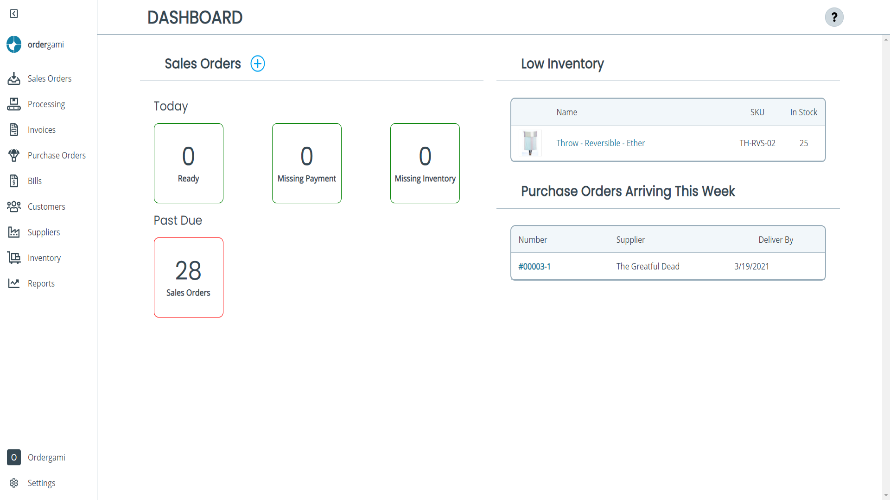 Ordergami