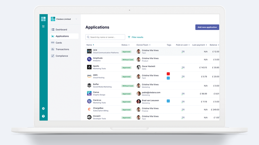 Cledara screenshot