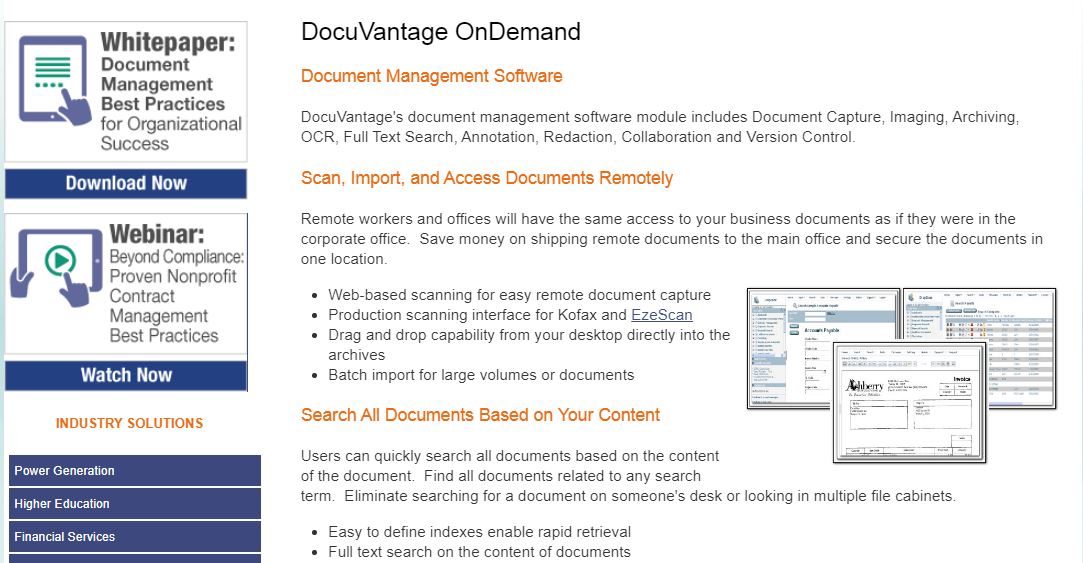 DocuVantage OnDemand