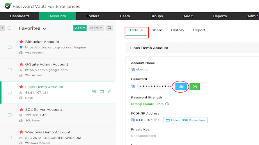 Securden Password Vault