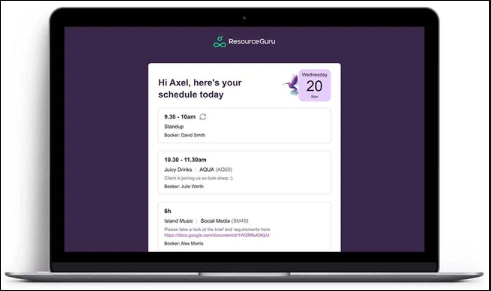 Resource Guru screenshot