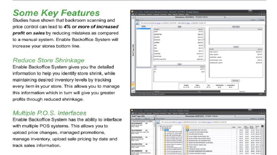 Enable C-store Inventory