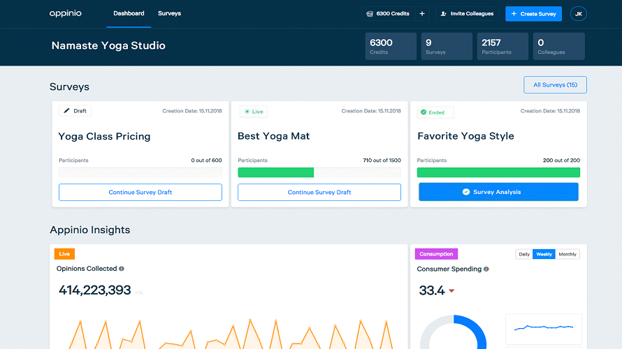 Appinio screenshot