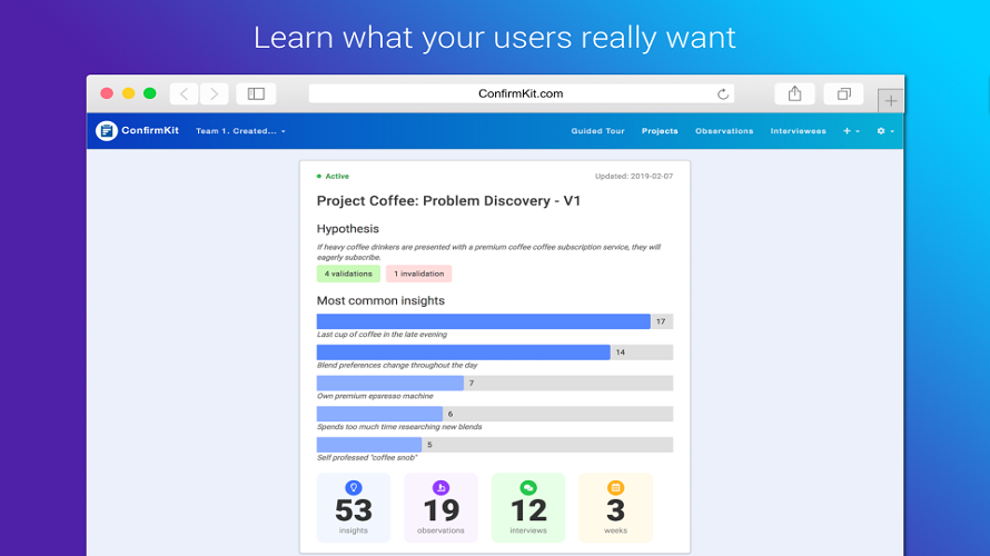 ConfirmKit screenshot