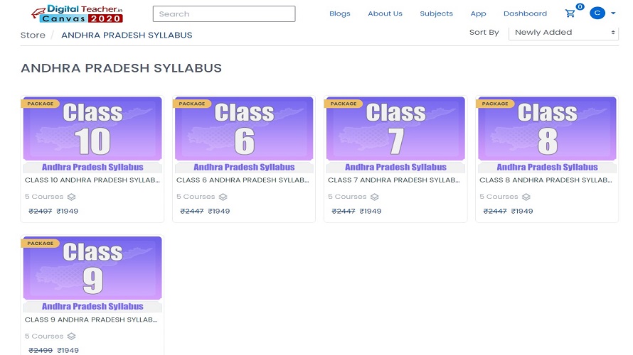 Digital Teacher canvas