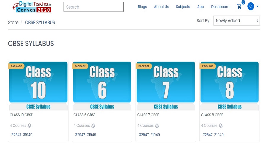 Digital Teacher canvas
