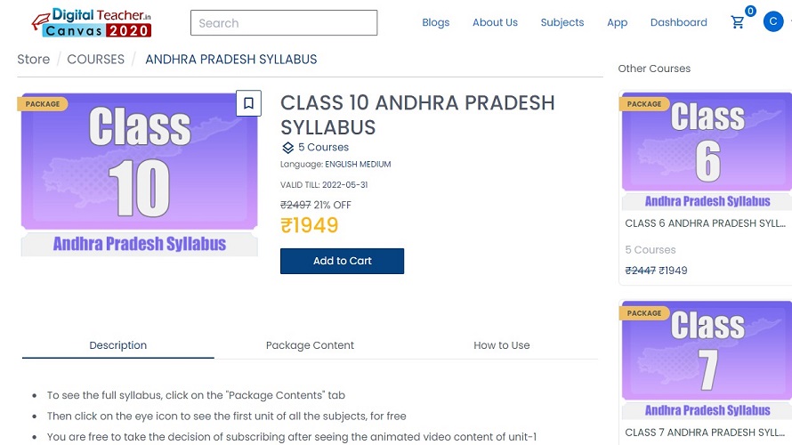 Digital Teacher canvas