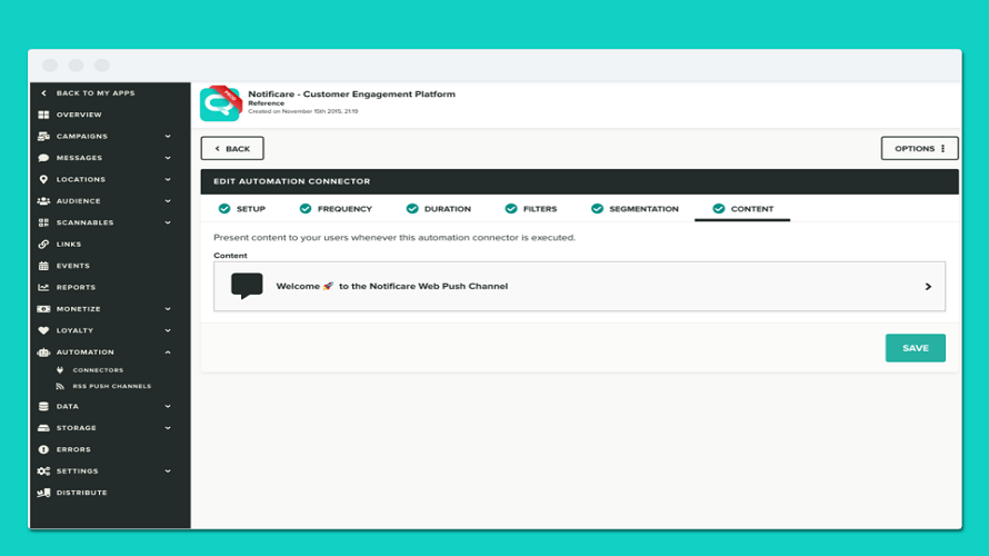 Notificare screenshot