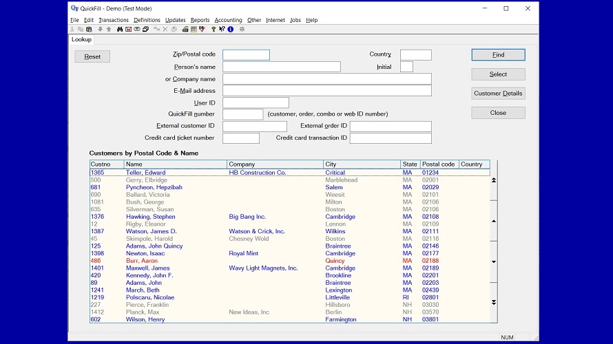 QuickFill screenshot