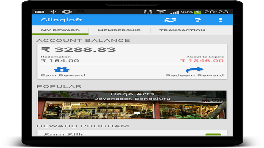 Slingloft screenshot