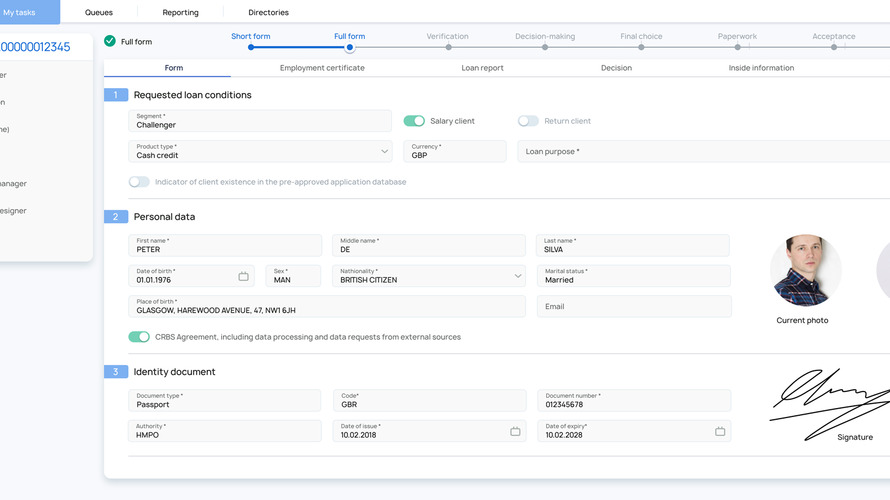 ABLE Origination screenshot