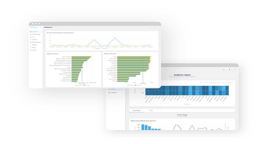 OnAudience DMP screenshot