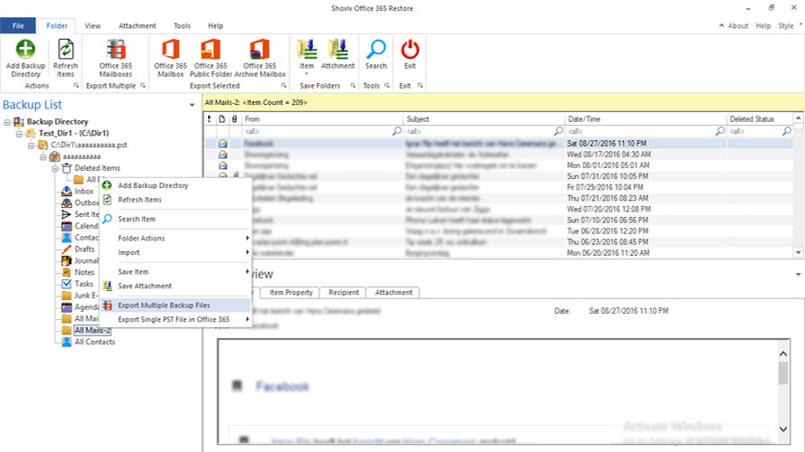 Shoviv Office 365 Backup Software