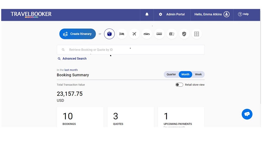 TravelBooker screenshot