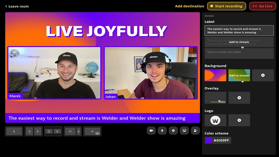 Welder screenshot