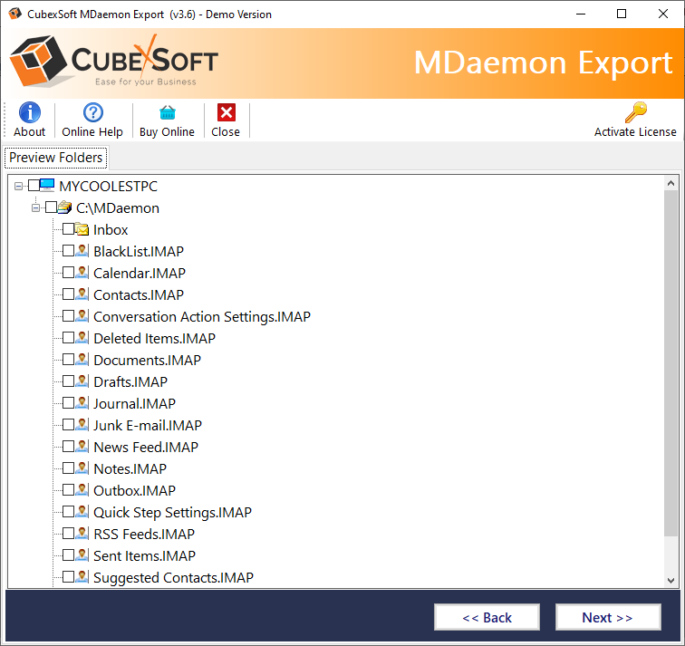 CubexSoft MDaemon Converter