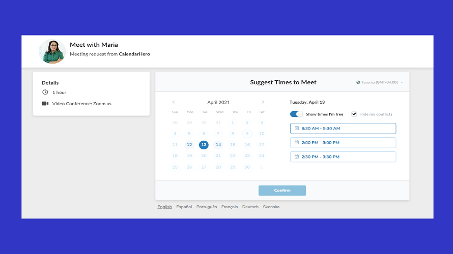 CalendarHero