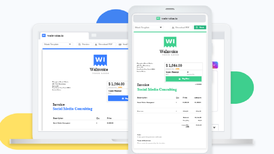 WeInvoice screenshot
