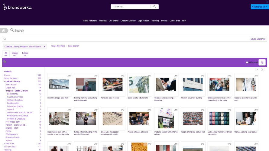 Brandworkz screenshot