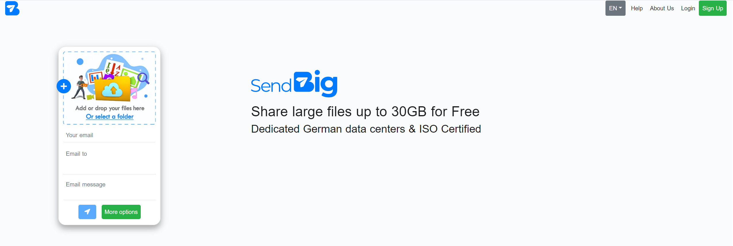 SendBig screenshot