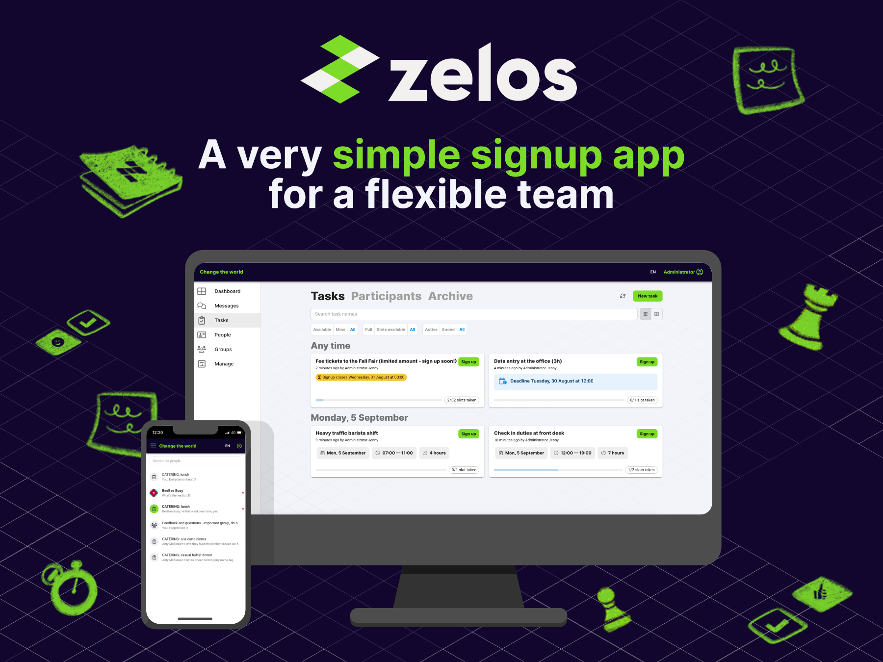 Zelos Team Management