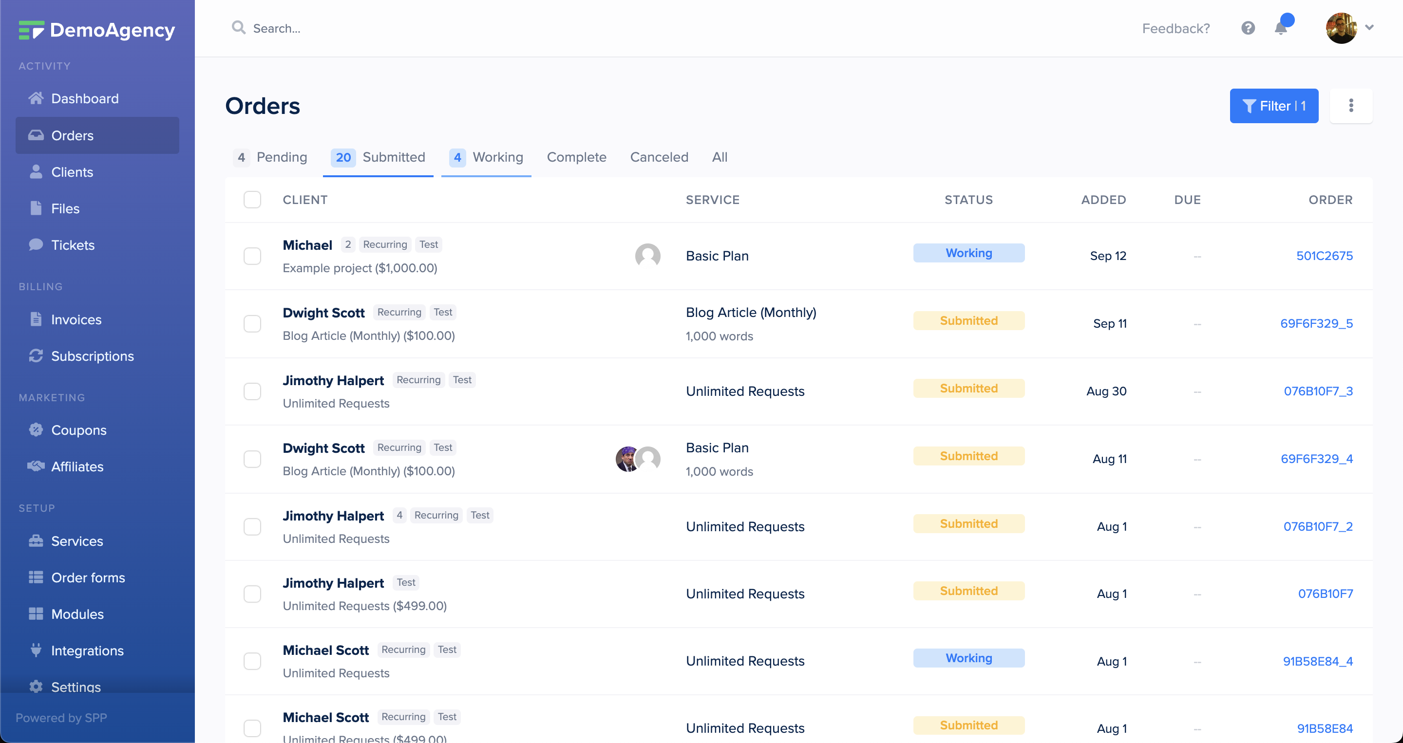 Service Provider Pro