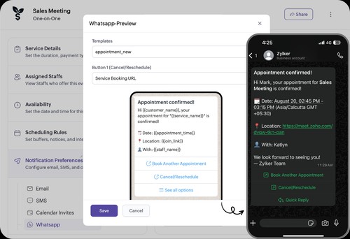 Zoho Bookings