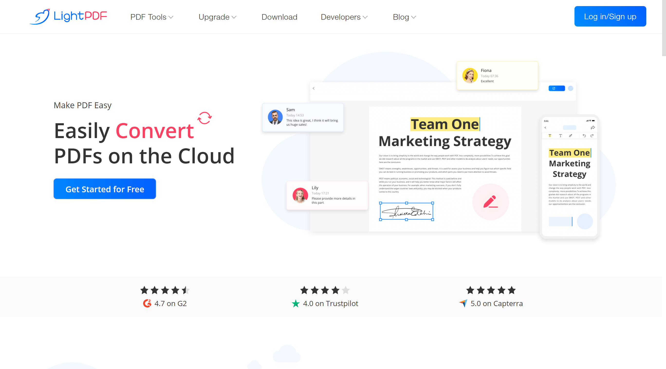 LightPDF is an all-in-one PDF converter & editor