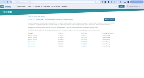 IRS Solutions Software