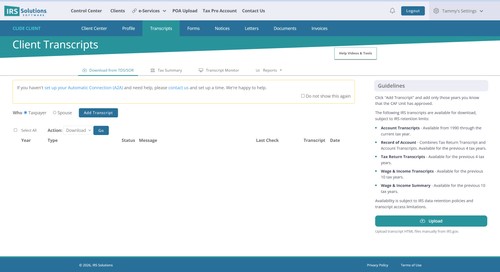 IRS Solutions Software