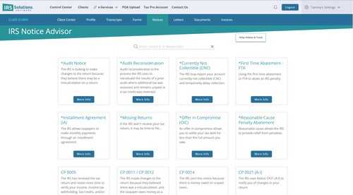 IRS Solutions Software