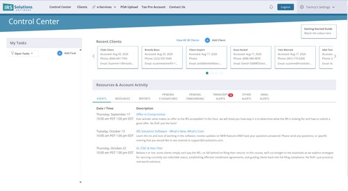 IRS Solutions Software