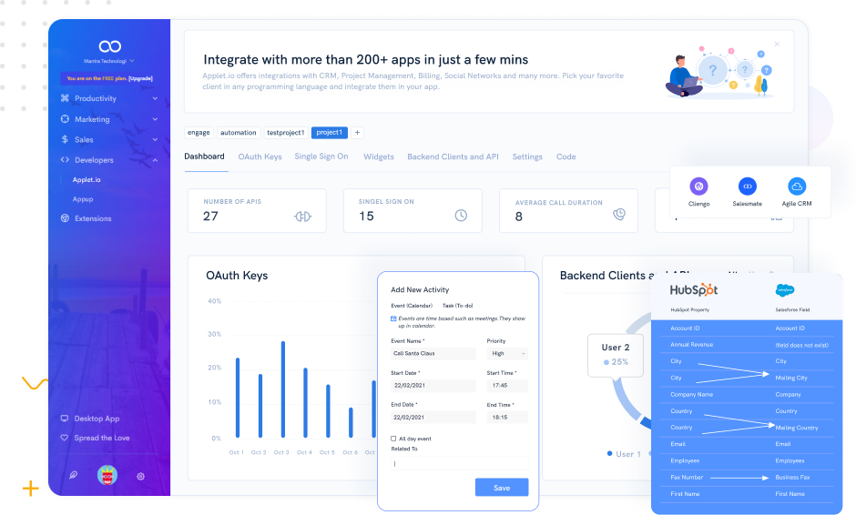 Applet.io screenshot