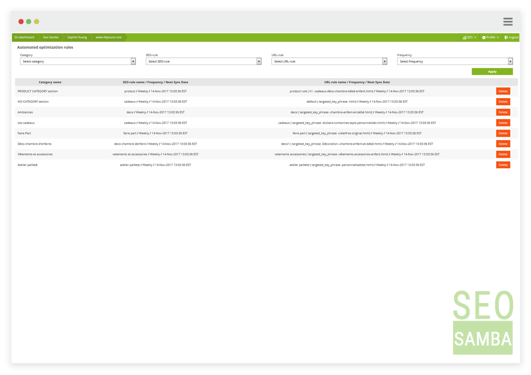 SeoSamba WordPress Enterprise