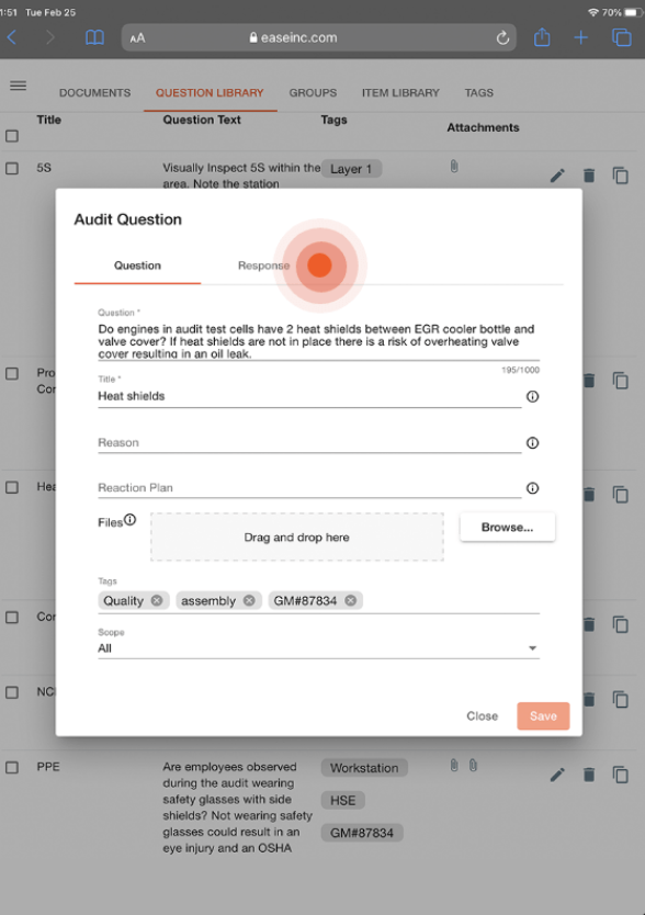 Ease.io screenshot