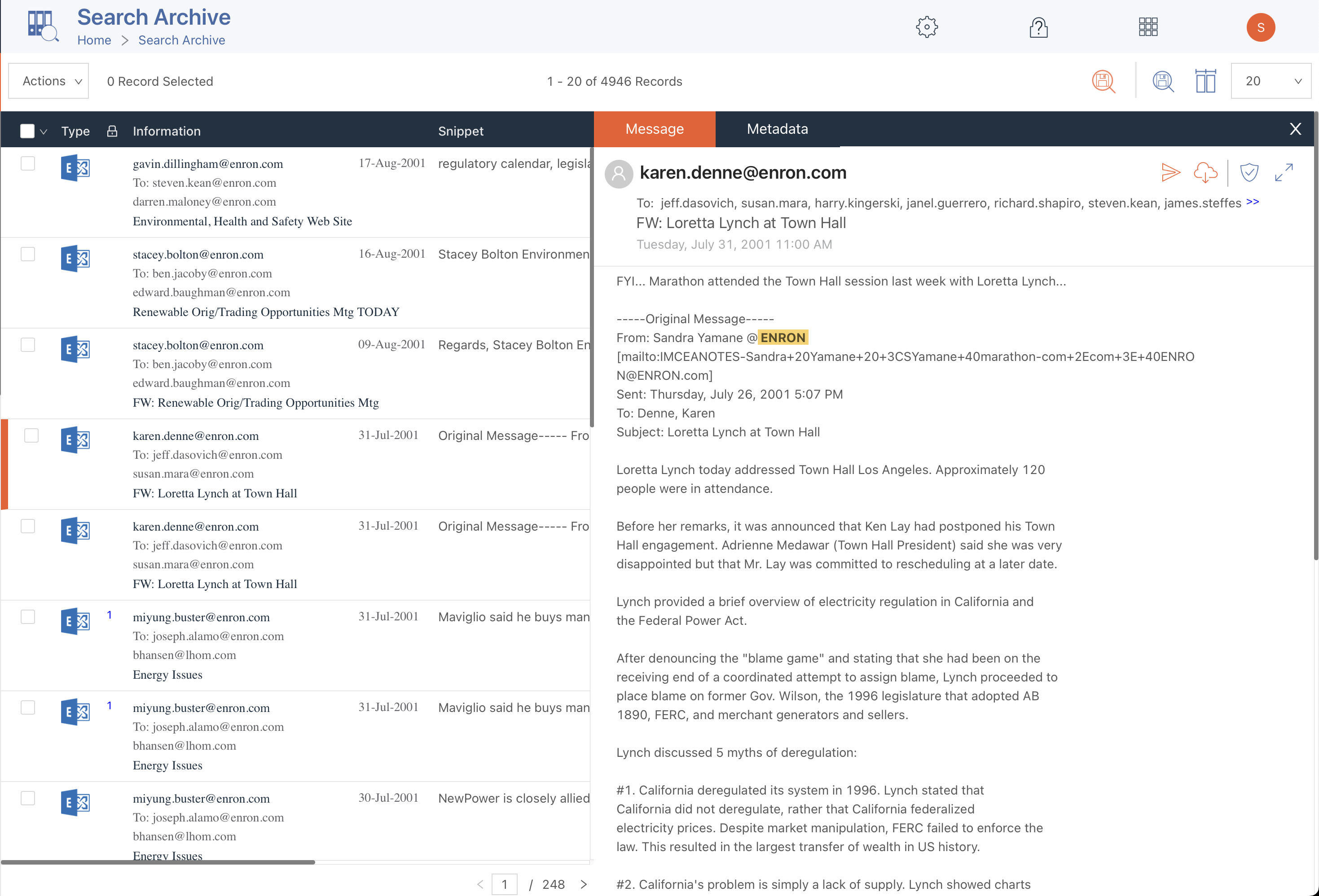 IT teams can easily turn their communications into insights, improving data retention, information governance, transcription, and more.