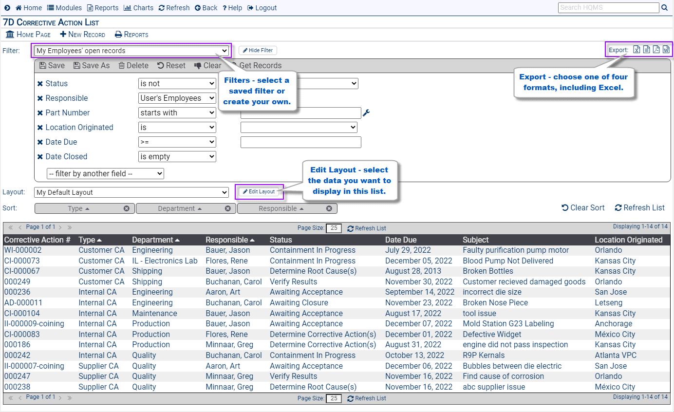 Harrington Quality Management Software HQMS