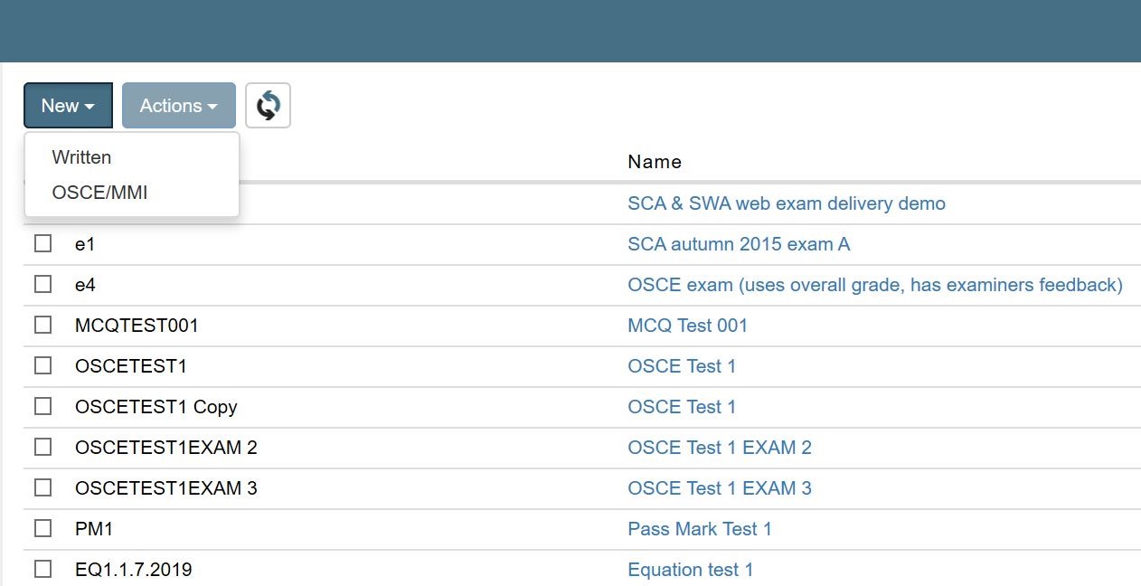 Deliver written or practical exams including OSCE, MMI and Viva Voce