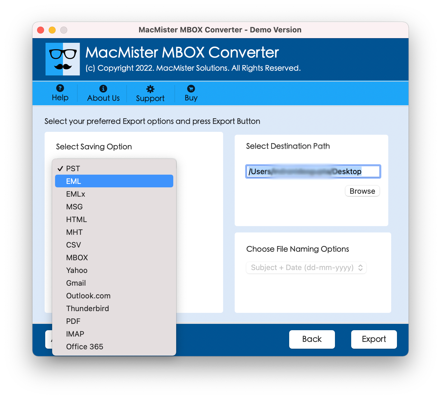 MacMister MBOX Converter