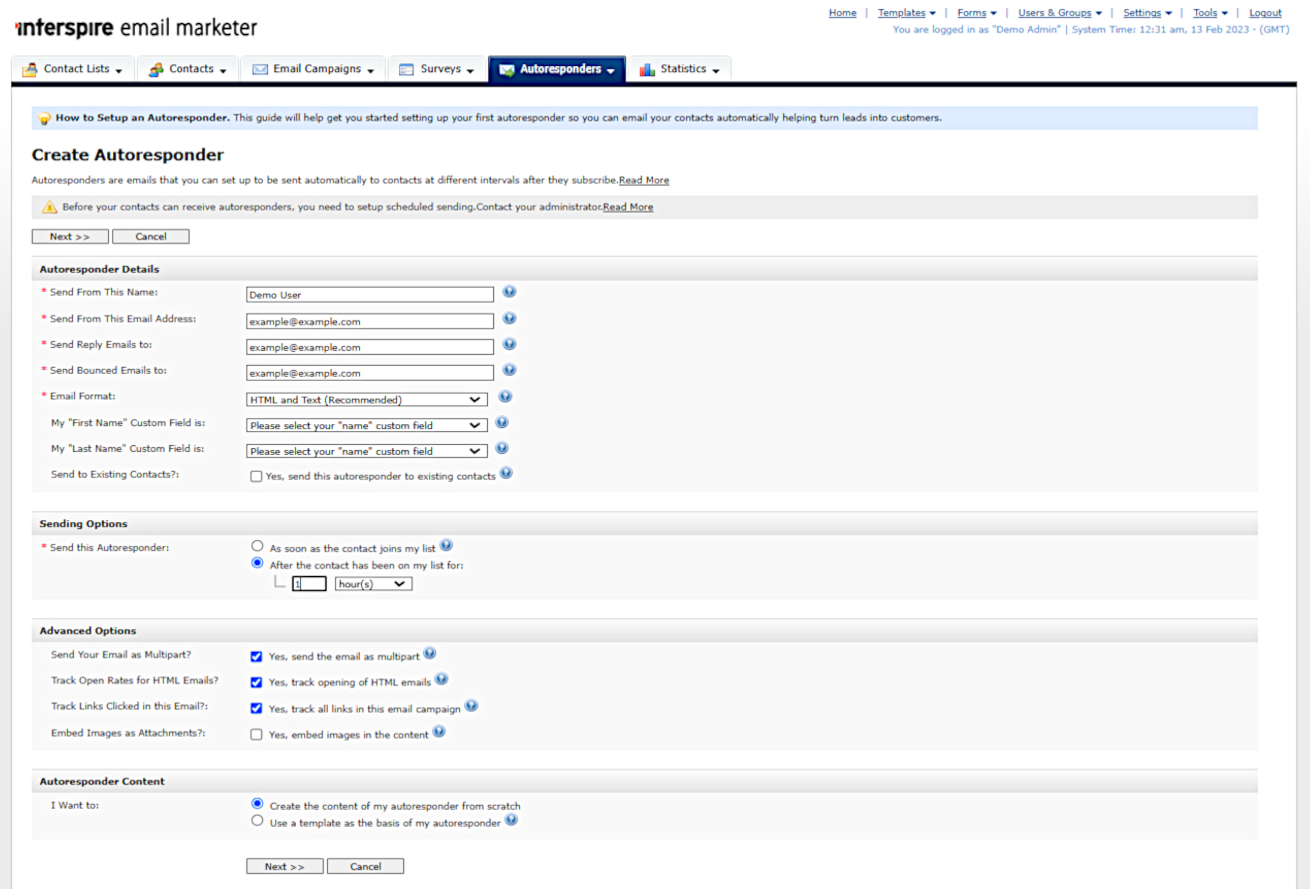 Interspire Email Marketer