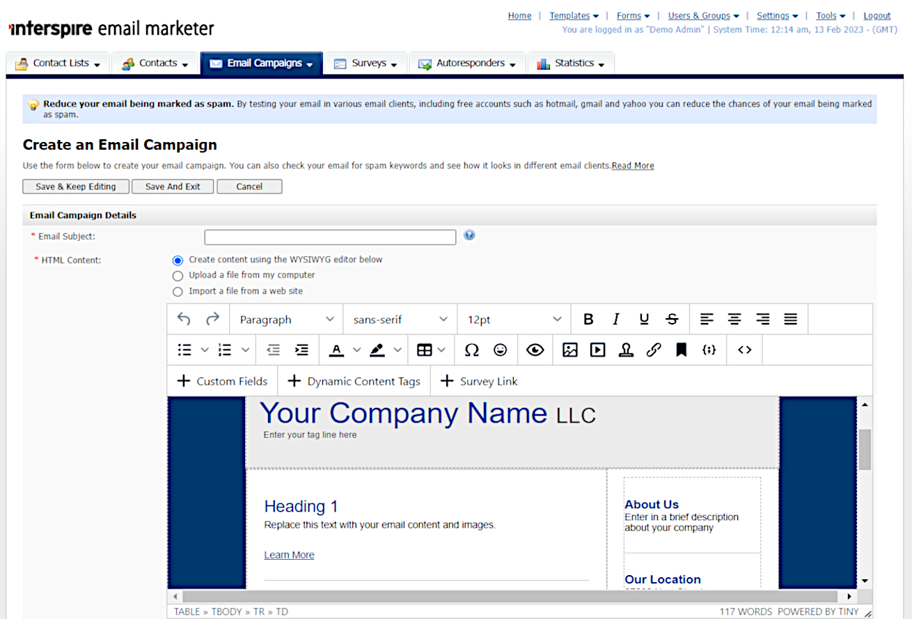 Interspire Email Marketer
